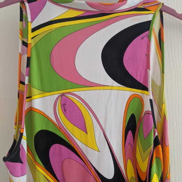 Emilio Pucci Multicolor Sleeveless Blouse - Picture 8 of 11